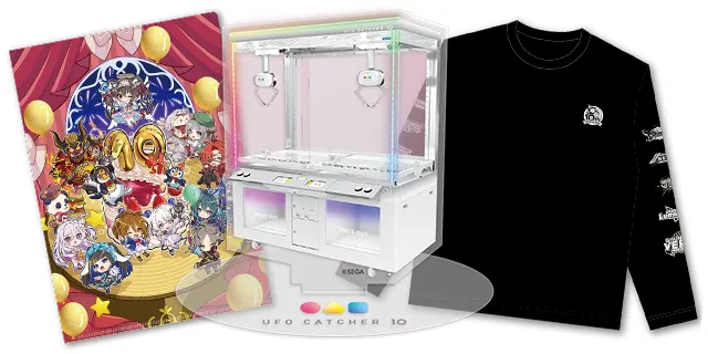 UFOキャッチャー40周年、CHUITHM10周年、maimaiのグッズ画像